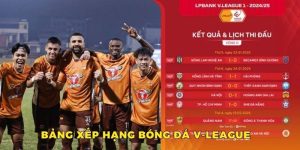 BẢNG XẾP HẠNG BÓNG ĐÁ V-LEAGUE